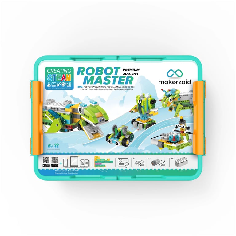 Конструктор Makerzoid Robot Master Premium (MKZ-RM-PM) - фото 6