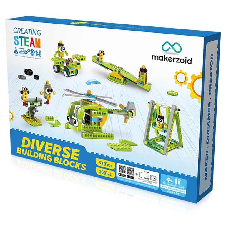 Конструктор Makerzoid Diverse Building Blocks (MKZ-BK-DB) - фото 1
