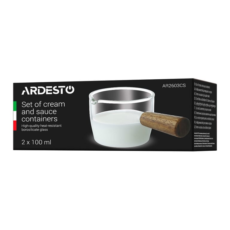 Соусниця Ardesto Set of Cream and Sauce 100 мл 2 шт (AR2603CS) - фото 3