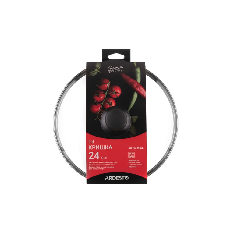 Кришка для посуду Ardesto Gemini Gourmet 24 см (AR1924GGL) - фото 2