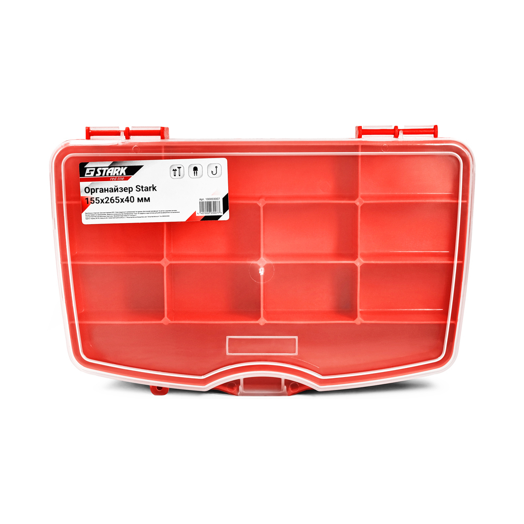Ящик для інструментів Stark органайзер SmartBox 155x265x40 мм (100003007) Ящик для інструментів Stark органайзер SmartBox 155x265x40 мм (100003007)