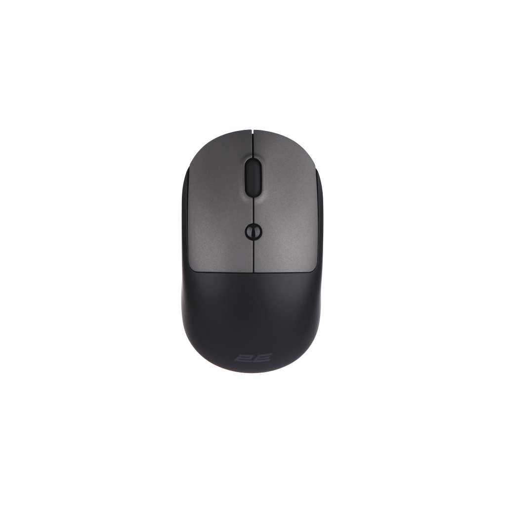 Мишка 2E MF218 Silent Wireless/Bluetooth Black/Grey (2E-MF218WBG) - фото 1 Мишка 2E MF218 Silent Wireless/Bluetooth Black/Grey (2E-MF218WBG) - фото 1