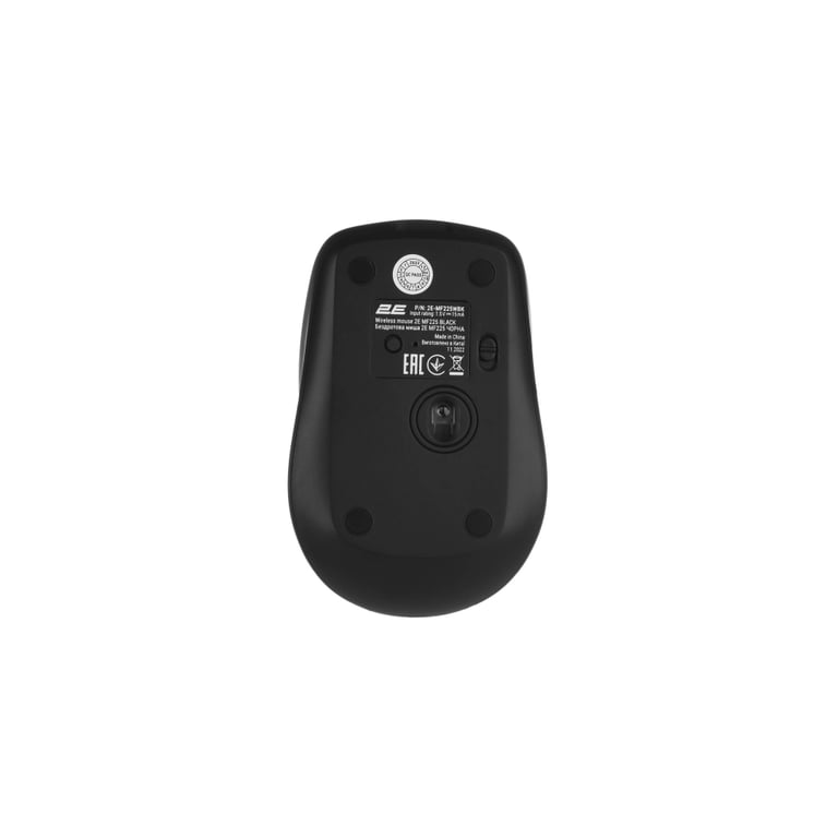 Мишка 2E MF225 Silent Wireless/Bluetooth Black (2E-MF225WBK) - фото 8