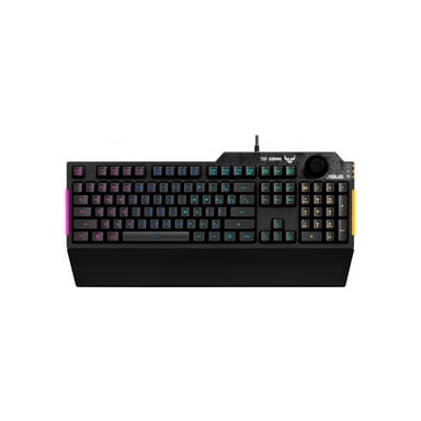 Клавіатура ASUS TUF Gaming K1 USB UA Black (90MP01X0-BKMA00) - фото 1