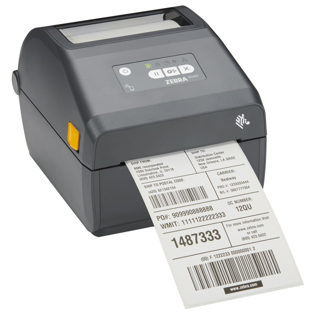 Принтер етикеток Zebra ZD421t USB, USB Host, BT, RTC (ZD4A042-30EM00EZ) - головне фото