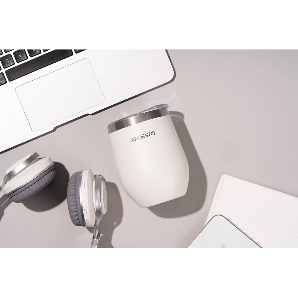 Термокружка Ardesto Compact Mug 350 мл White (AR2635MMW) - фото 2 Термокружка Ardesto Compact Mug 350 мл White (AR2635MMW) - фото 2
