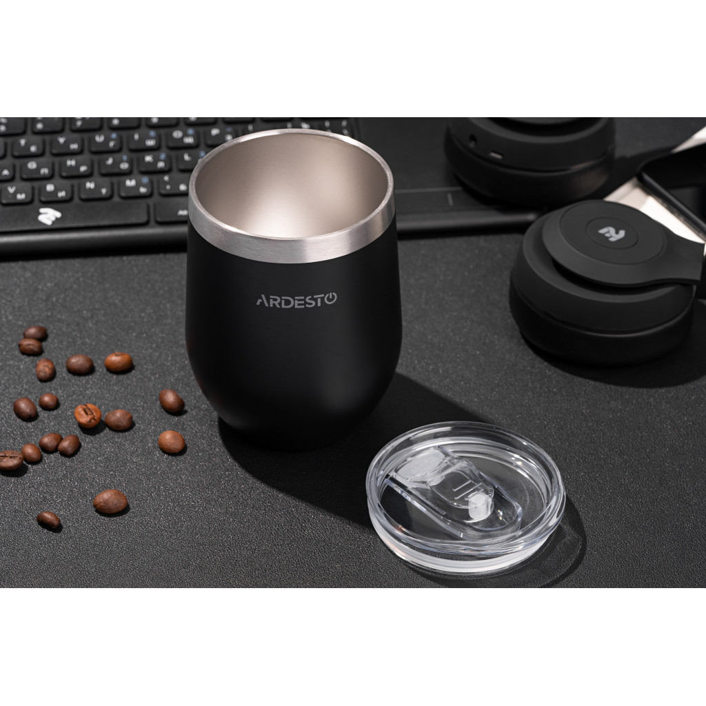 Термокружка Ardesto Compact Mug 350 мл Black (AR2635MMB) - фото 3 Термокружка Ardesto Compact Mug 350 мл Black (AR2635MMB) - фото 3