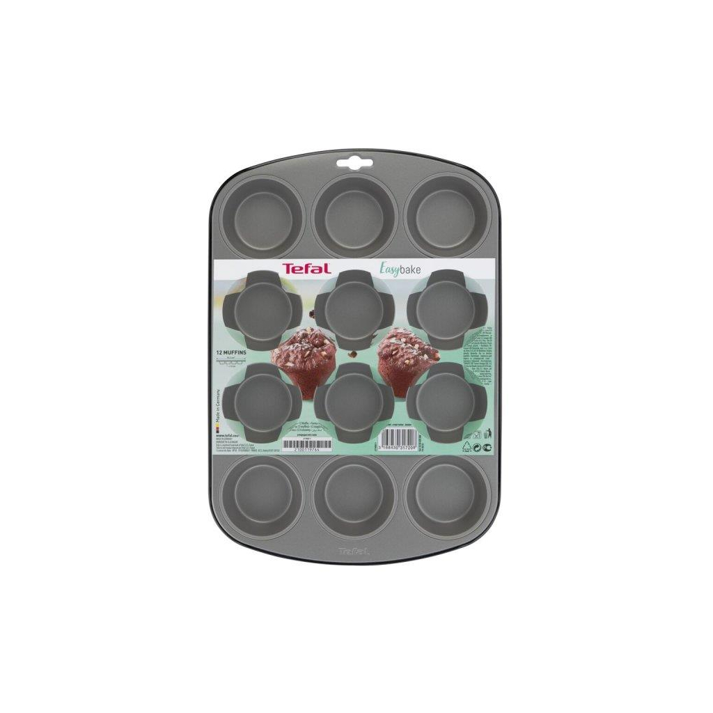 Форма для випікання Tefal Easybake Baking Muffin на 12 шт (J1745074) - фото 4 Форма для випікання Tefal Easybake Baking Muffin на 12 шт (J1745074) - фото 4