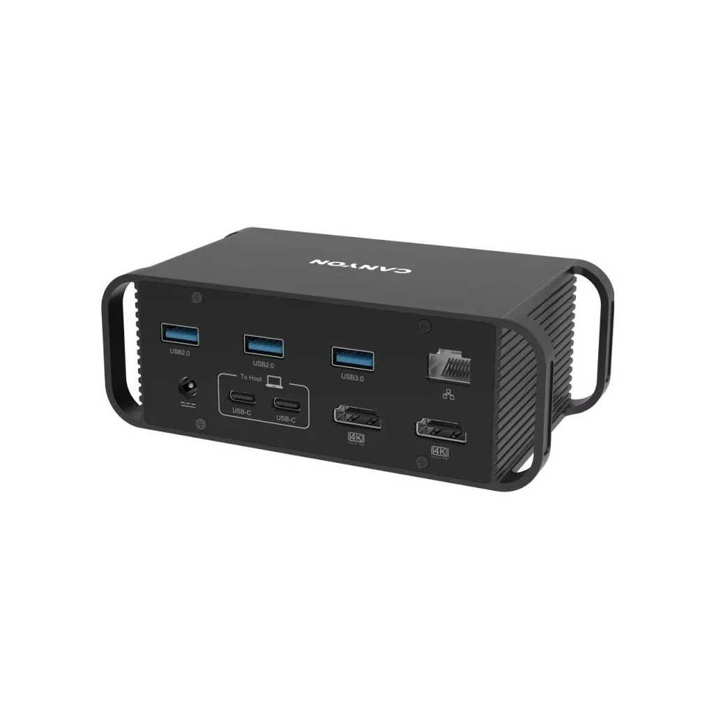 Порт-реплікатор Canyon Docking Station with 14 ports, with Type C female*4, USB3.0*2, USB2.0*2 (CNS-HDS95ST) - фото 4 Порт-реплікатор Canyon Docking Station with 14 ports, with Type C female*4, USB3.0*2, USB2.0*2 (CNS-HDS95ST) - фото 4