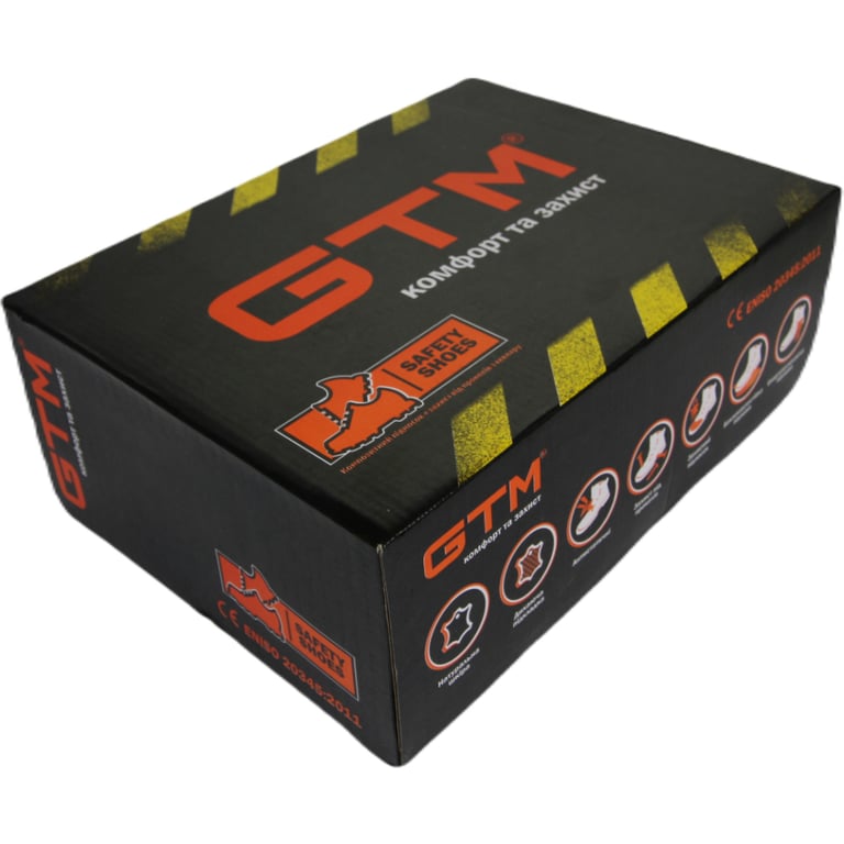 Черевики робочі GTM SM-071 р.41 композ.носок, на шнурках S3 SRC Comfort (SM-071-41) - фото 5