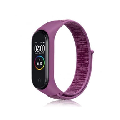 Ремінець до фітнес браслета BeCover Nylon Style для Xiaomi Mi Smart Band 5/6 Purple (705429) - фото 1