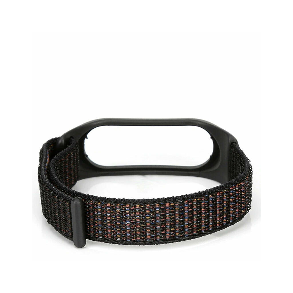 Ремінець до фітнес браслета BeCover Nylon Style для Xiaomi Mi Smart Band 7 Black (707655) - фото 2 Ремінець до фітнес браслета BeCover Nylon Style для Xiaomi Mi Smart Band 7 Black (707655) - фото 2