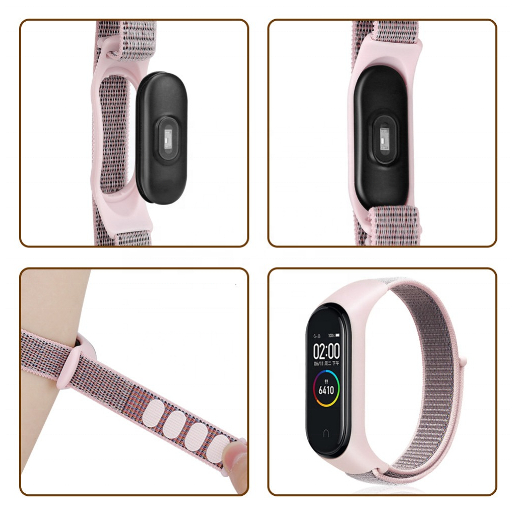 Ремінець до фітнес браслета BeCover Nylon Style для Xiaomi Mi Smart Band 7 Black (707655) - фото 3 Ремінець до фітнес браслета BeCover Nylon Style для Xiaomi Mi Smart Band 7 Black (707655) - фото 3