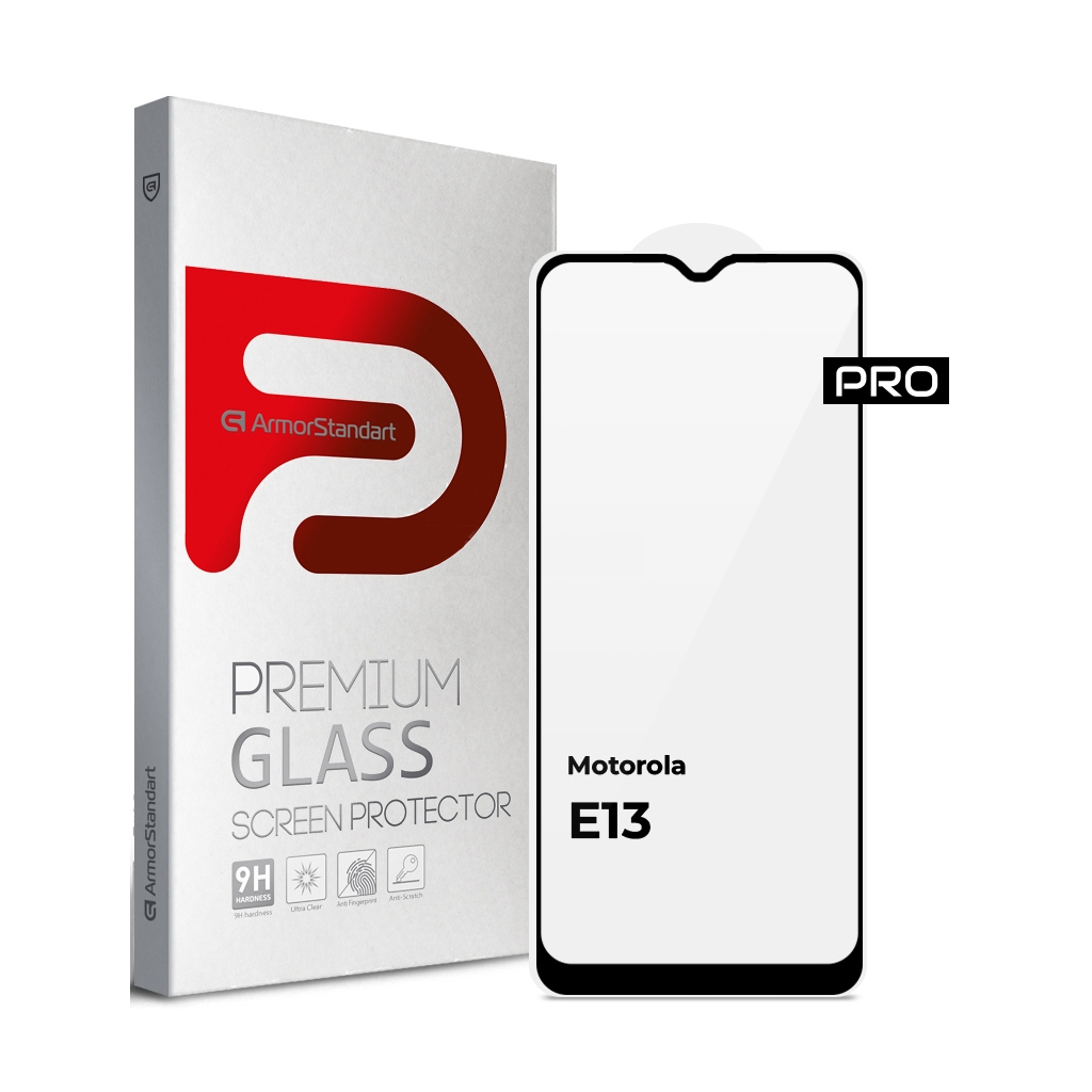 Скло захисне Armorstandart Pro Motorola E13 Black (ARM66133) - головне фото