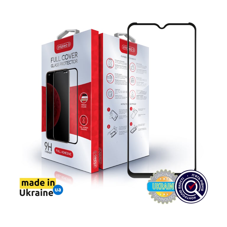 Скло захисне Intaleo Full Glue Tecno Pop 5 LTE (1283126535376) - фото 8