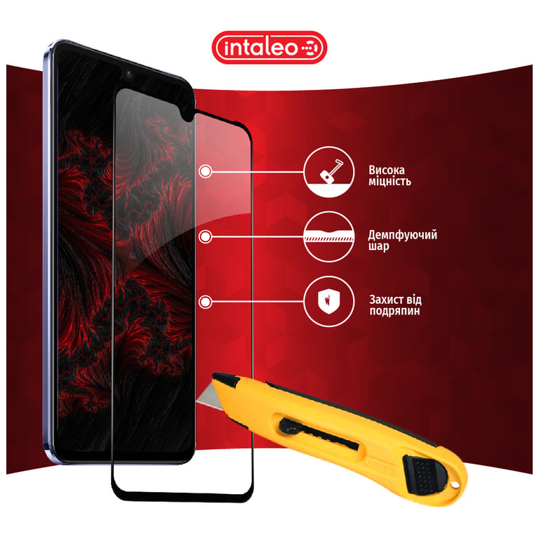 Скло захисне Intaleo Full Glue Vivo V21 (1283126528484) - фото 5