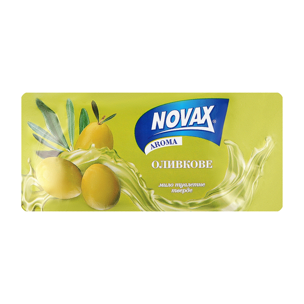 Тверде мило Novax Aroma Оливкове 140 г (4820195509487) Тверде мило Novax Aroma Оливкове 140 г (4820195509487)