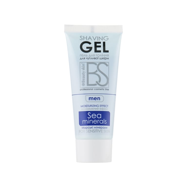 Гель для гоління Beauty Skin Для чутливої шкіри Морські мінерали 70 мл (4820172070993) - фото 1