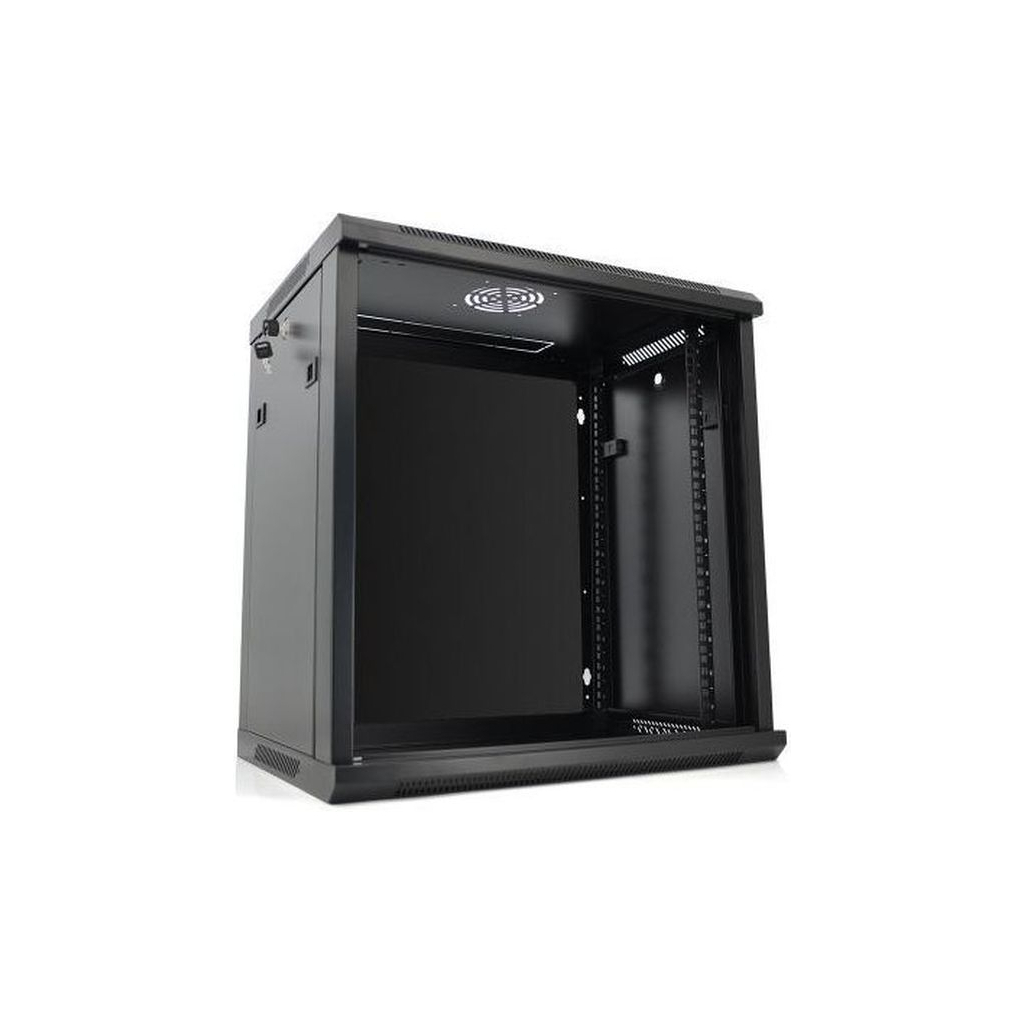 Шафа настінна Merlion 12U 19" 600*450*634 (Ш*Г*В)мм, black (Ml3-6412) - фото 2 Шафа настінна Merlion 12U 19" 600*450*634 (Ш*Г*В)мм, black (Ml3-6412) - фото 2