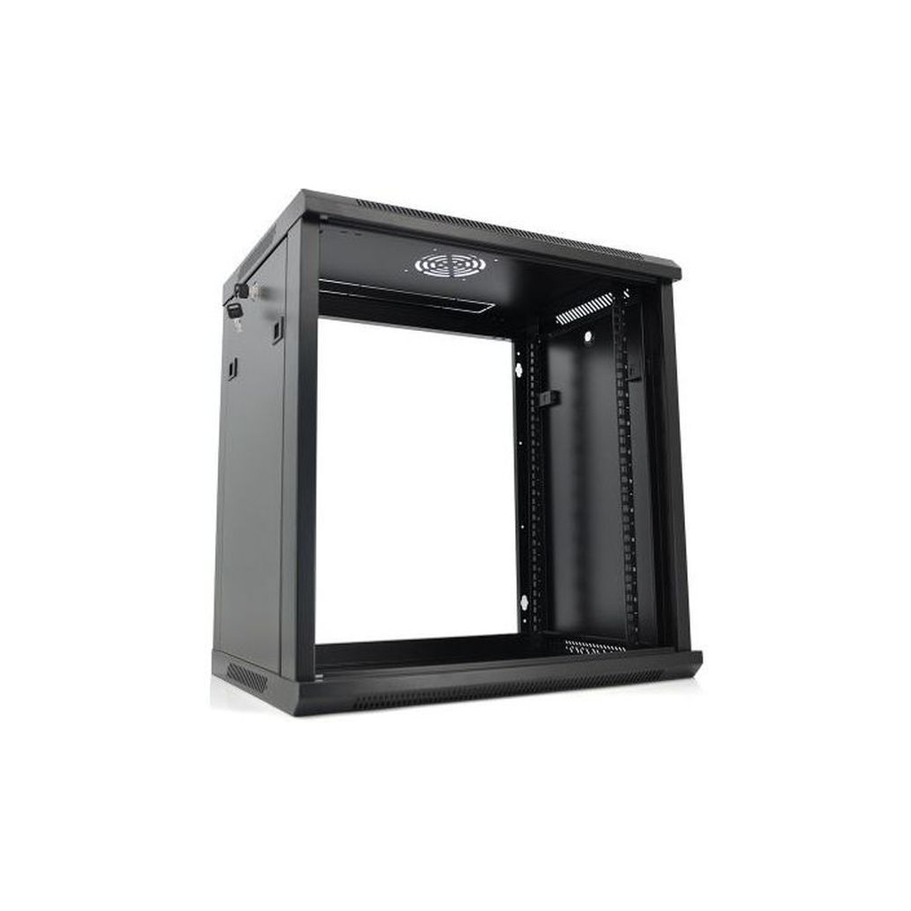 Шафа настінна Merlion 12U 19" 600*450*634 (Ш*Г*В)мм, black (Ml3-6412) - фото 3 Шафа настінна Merlion 12U 19" 600*450*634 (Ш*Г*В)мм, black (Ml3-6412) - фото 3