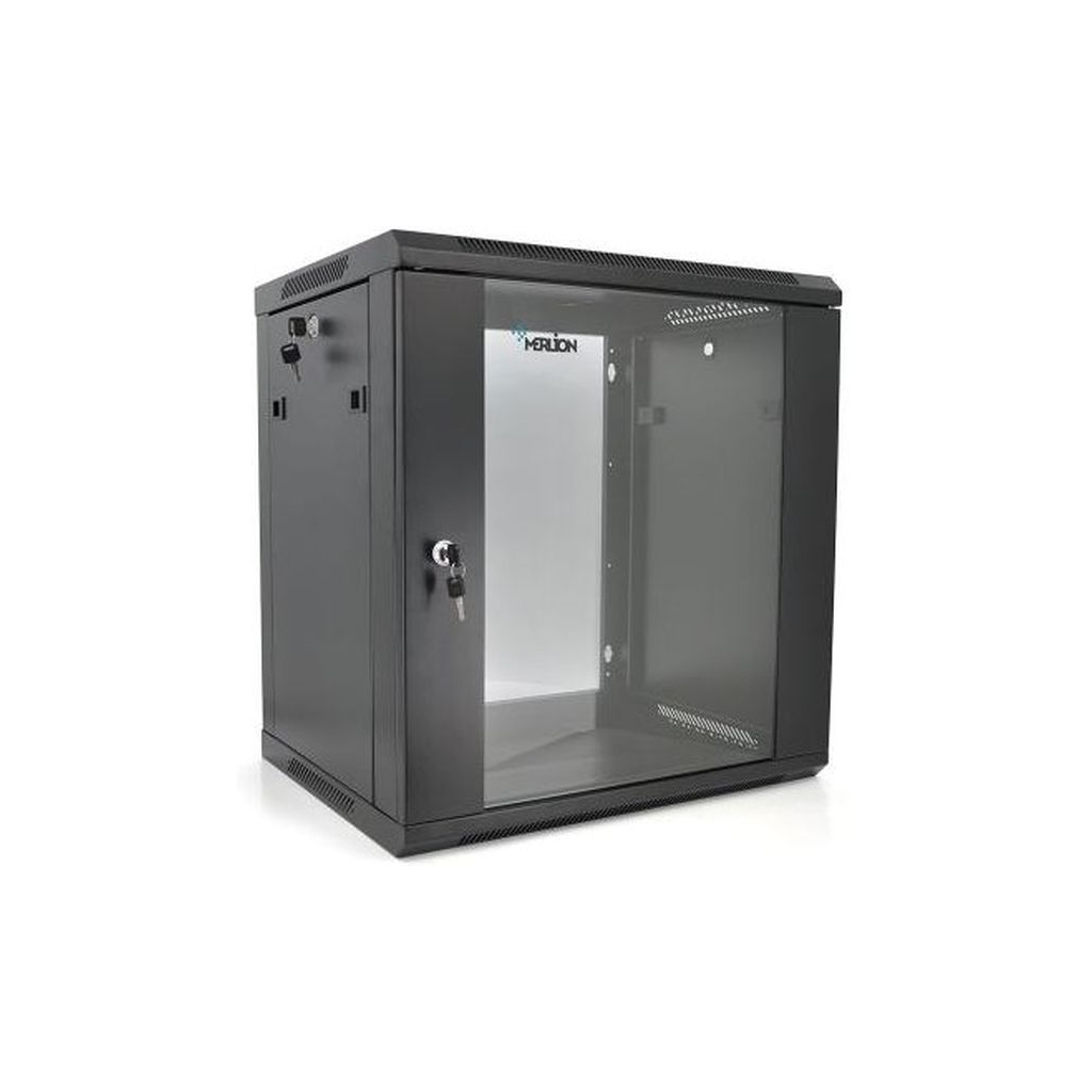 Шафа настінна Merlion 15U 19" 600*450*768 (Ш*Г*В)мм, black (Ml3-6415 / 23532) - фото 1 Шафа настінна Merlion 15U 19" 600*450*768 (Ш*Г*В)мм, black (Ml3-6415 / 23532) - фото 1