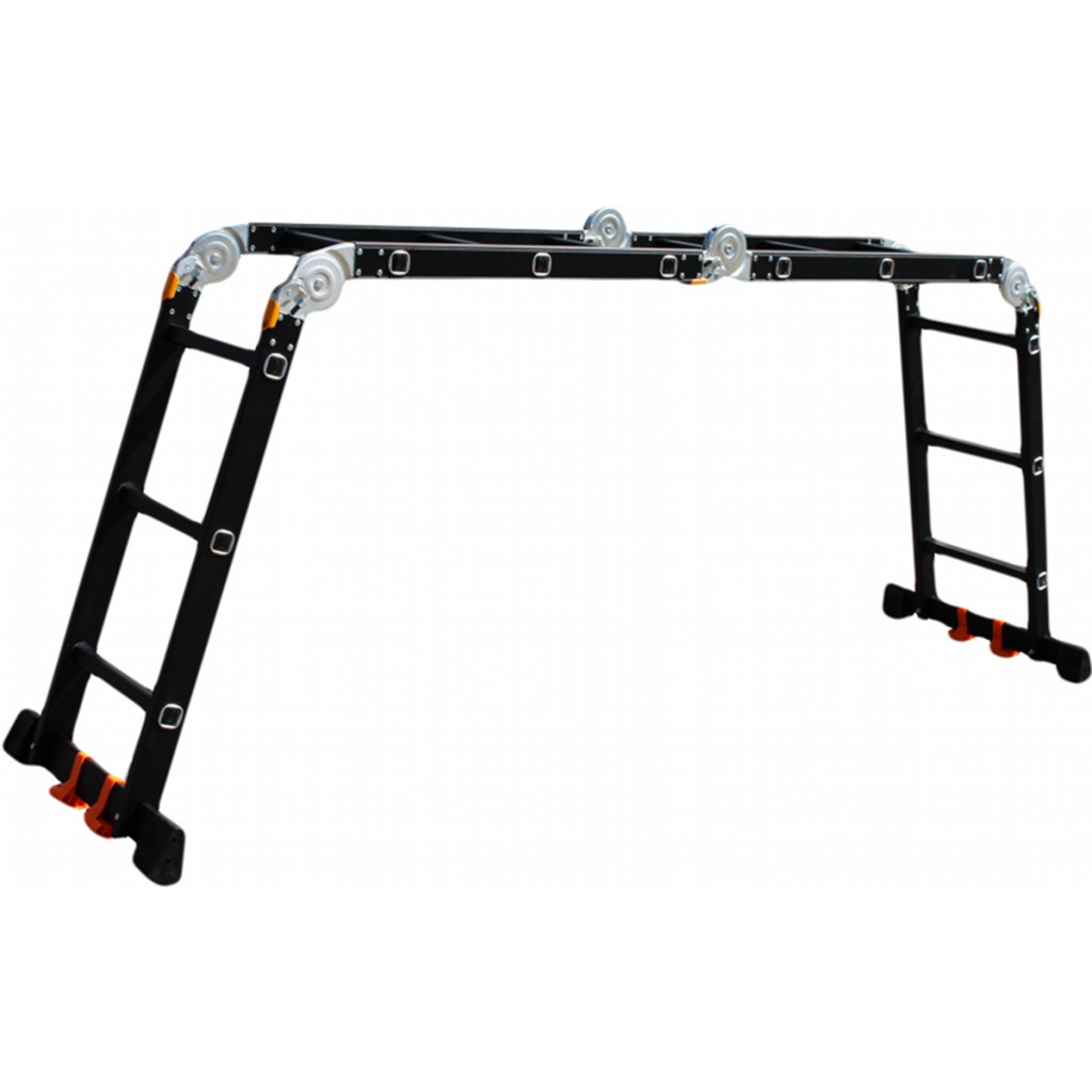 Драбина GTM трансформер 4*3сх. 0,9-3,55м (KMP403A) - фото 2 Драбина GTM трансформер 4*3сх. 0,9-3,55м (KMP403A) - фото 2