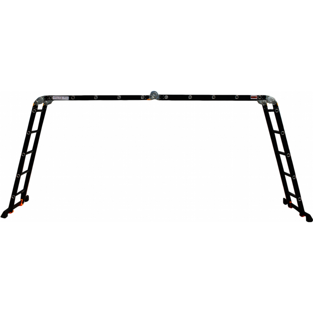 Драбина GTM трансформер 4*5сх. 1,45-5,75м (KMP405A) - фото 2 Драбина GTM трансформер 4*5сх. 1,45-5,75м (KMP405A) - фото 2