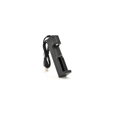 Зарядний пристрій для акумуляторів Merlion 1 Slot, 18650/26650, 4.2V/1000mAh, живлення від USB (YT-C1*18650 / 17254) - фото 1