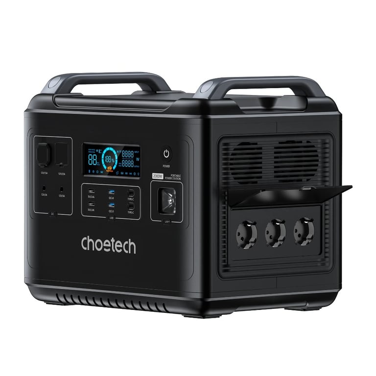 Зарядна станція Choetech BS006 2000W (BS006) - фото 3