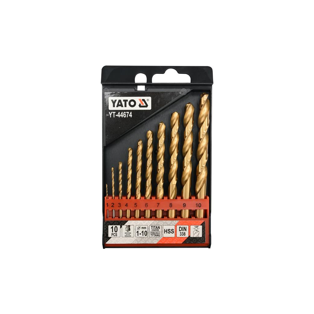 Набір свердл Yato YT-44674 - фото 1 Набір свердл Yato YT-44674 - фото 1