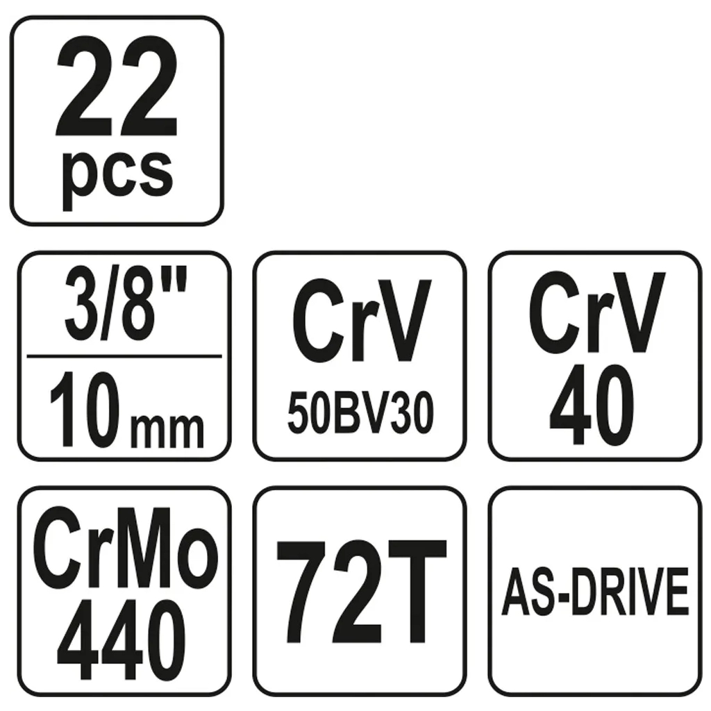 Набір інструментів Yato YT-38561 - фото 5 Набір інструментів Yato YT-38561 - фото 5