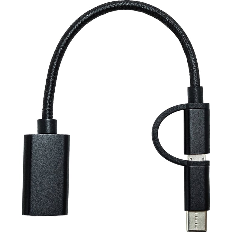 Перехідник OTG AC-150 2in1 USB 3.0 - MicroUSB USB Type-C Black XoKo (AC-150-BK) - фото 5