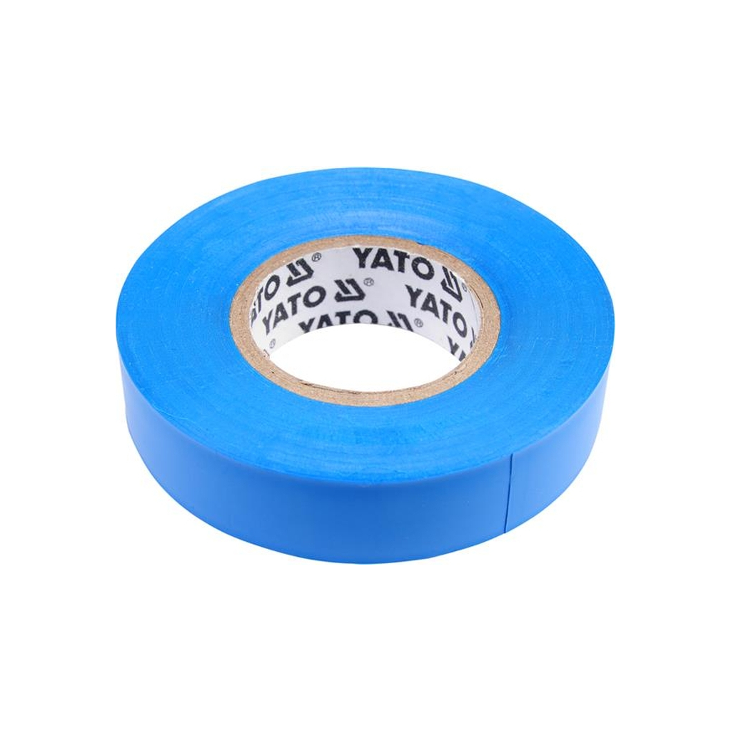 Ізоляційна стрічка Yato 20м х 15мм синя (YT-81591) Ізоляційна стрічка Yato 20м х 15мм синя (YT-81591)