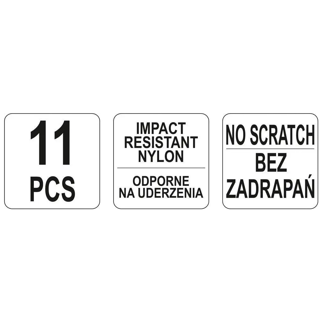 Набір інструментів Yato знімачів пластикових 11 шт. (YT-0844) - фото 4 Набір інструментів Yato знімачів пластикових 11 шт. (YT-0844) - фото 4