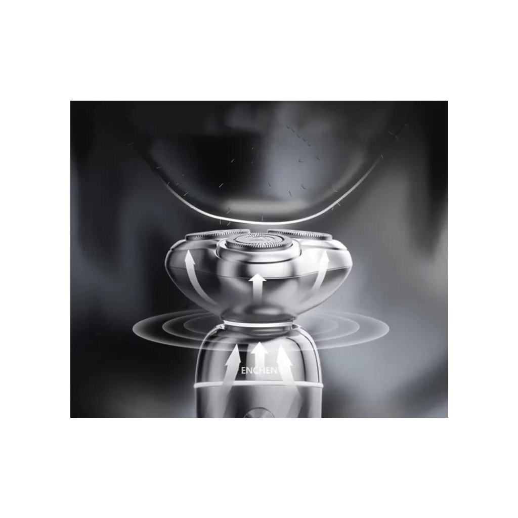 Електробритва Xiaomi Enchen Rotary Shaver X7 Silver - фото 7 Електробритва Xiaomi Enchen Rotary Shaver X7 Silver - фото 7