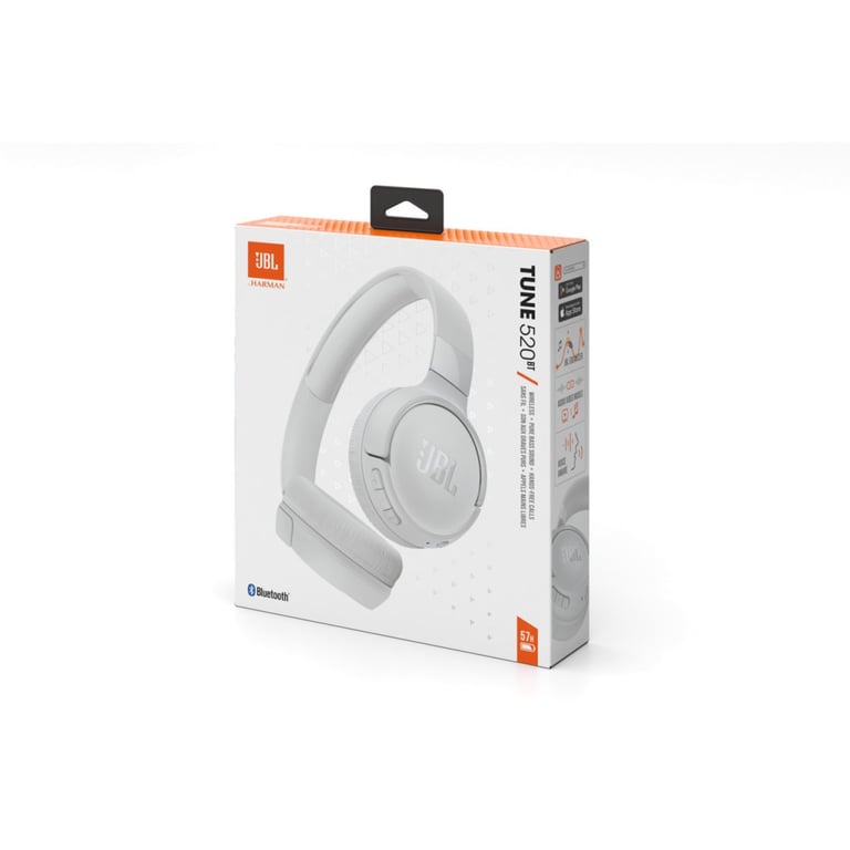 Навушники JBL Tune 520BT White (JBLT520BTWHTEU) - фото 4
