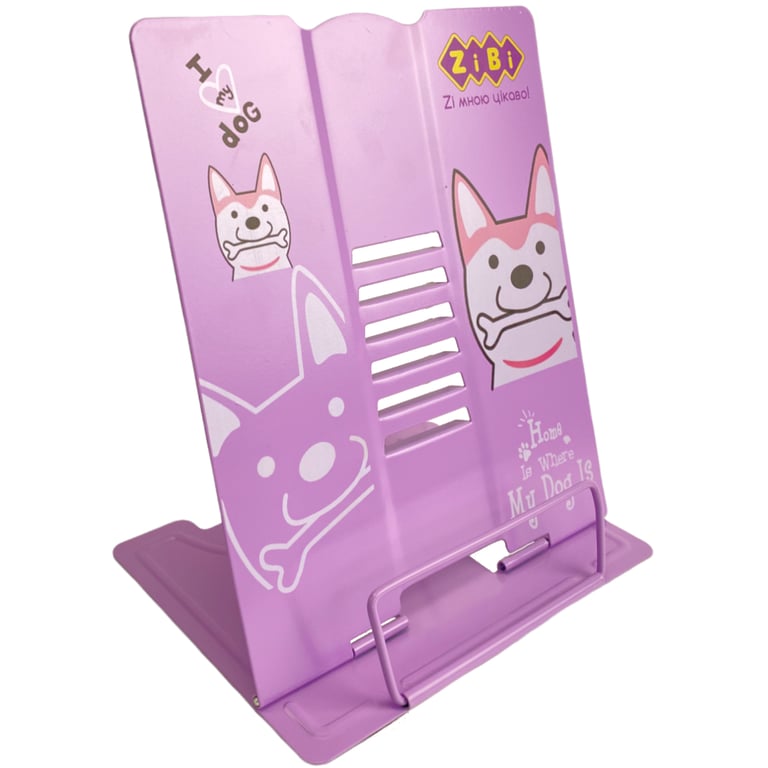 Підставка для книг ZiBi металева рожева (ZB.3503-10) - фото 1