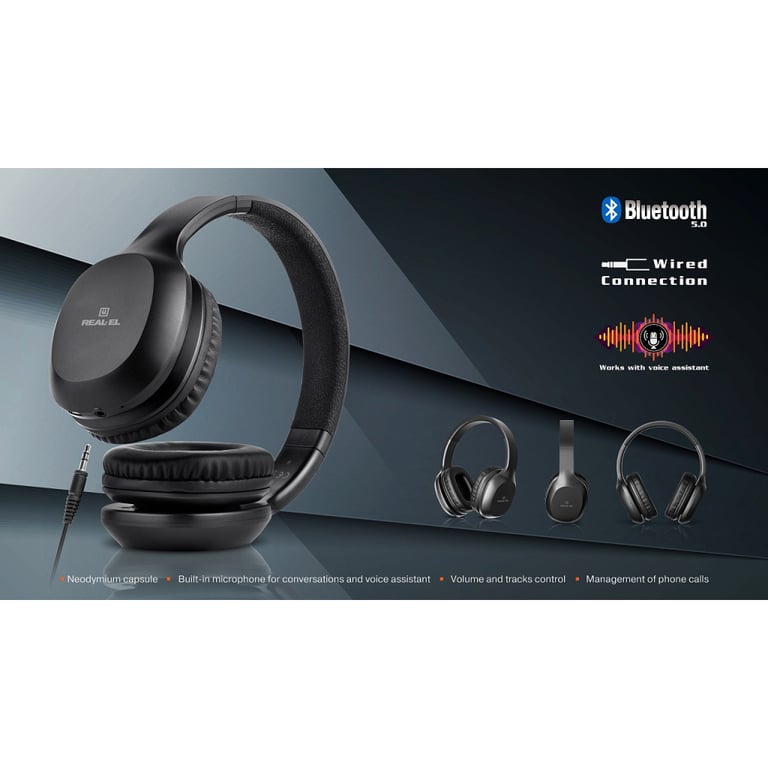 Навушники REAL-EL GD-820 Black - фото 11