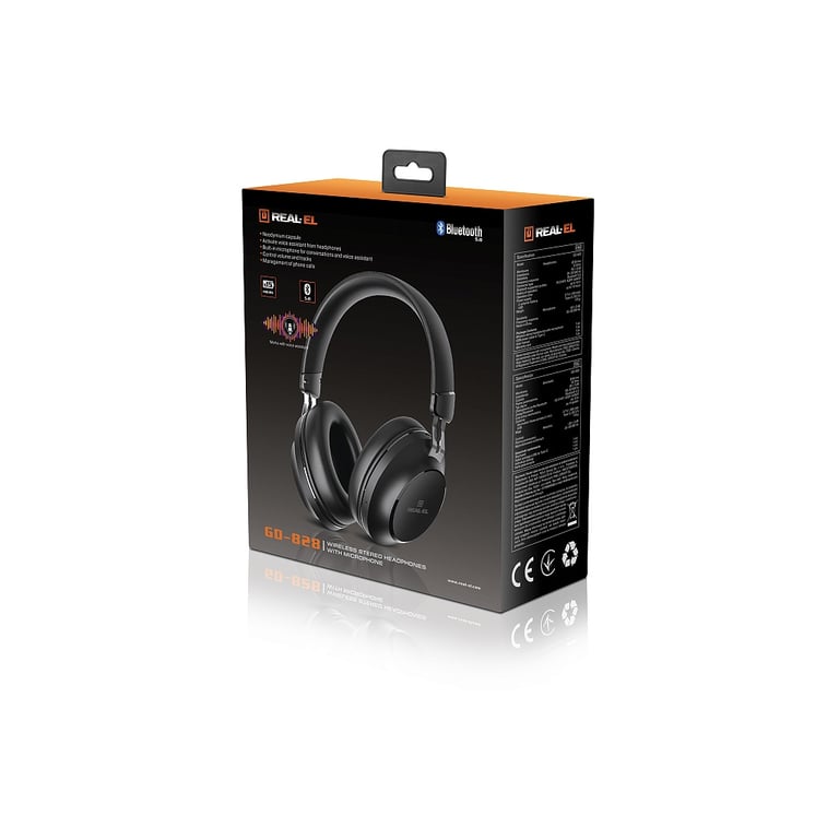 Навушники REAL-EL GD-828 Black - фото 10