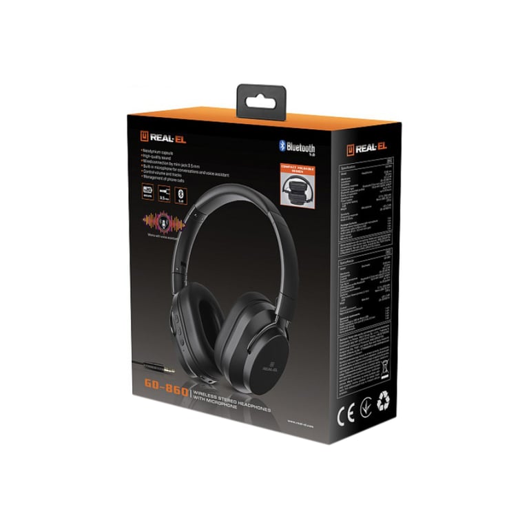 Навушники REAL-EL GD-860 Black - фото 9