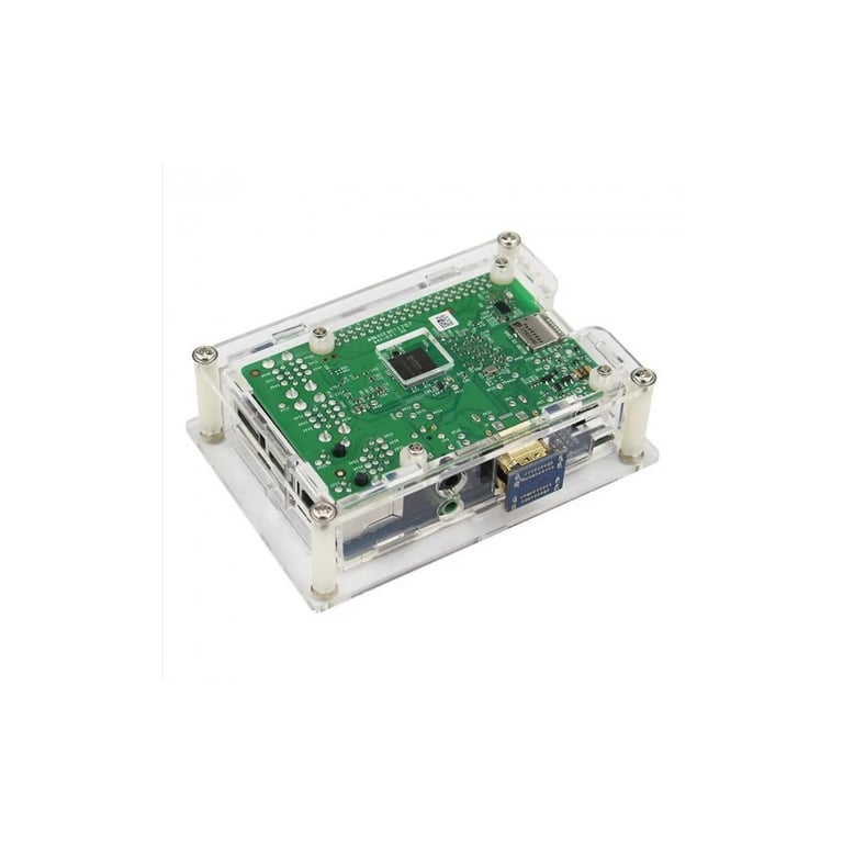 Корпус для Мікро ПК Raspberry Pi для PI4 прозорий (Acrylic, for 3.5 inch LCD) (RA575) - фото 3