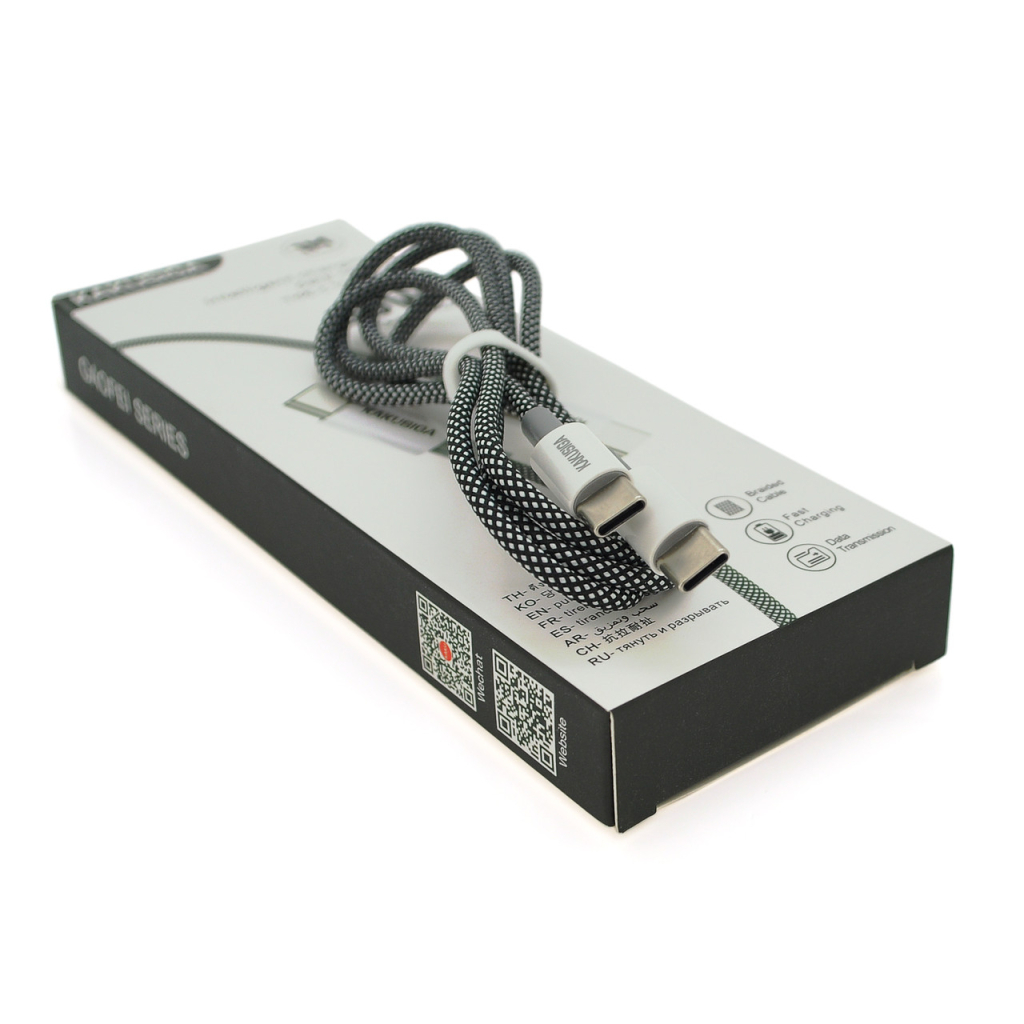 Дата кабель USB 2.0 AM to Lightning 1.0m KSC-723 GAOFEI Black 2.4A iKAKU (KSC-723-B-L) Дата кабель USB 2.0 AM to Lightning 1.0m KSC-723 GAOFEI Black 2.4A iKAKU (KSC-723-B-L)
