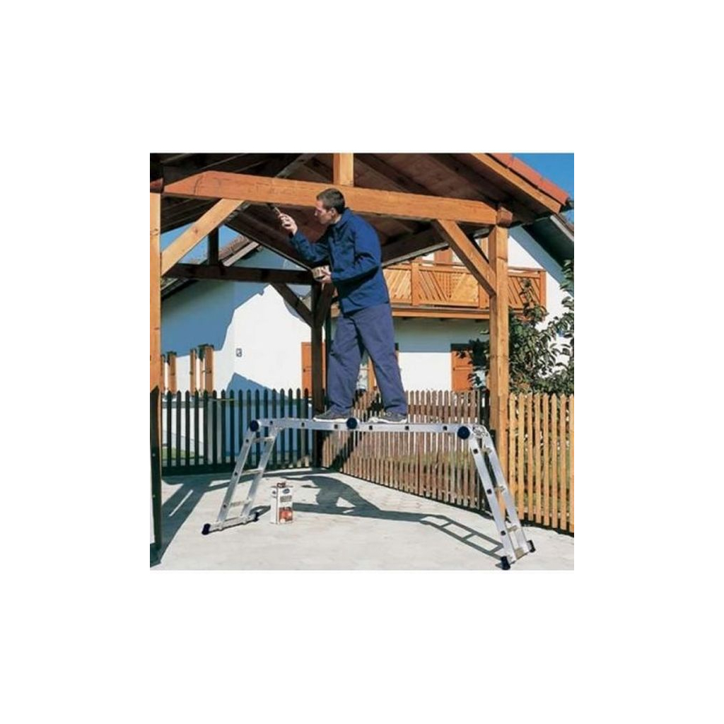 Драбина Werk шарнірна LC3412 (4х3) (76278) - фото 3 Драбина Werk шарнірна LC3412 (4х3) (76278) - фото 3