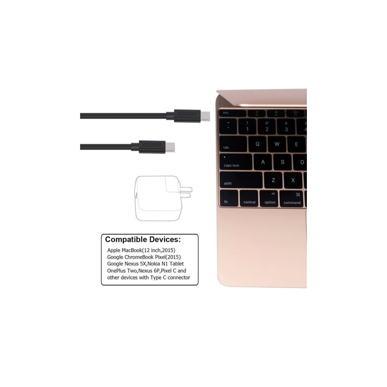 Дата кабель USB-C to USB-C 2.0m Choetech (CC0003) - фото 7