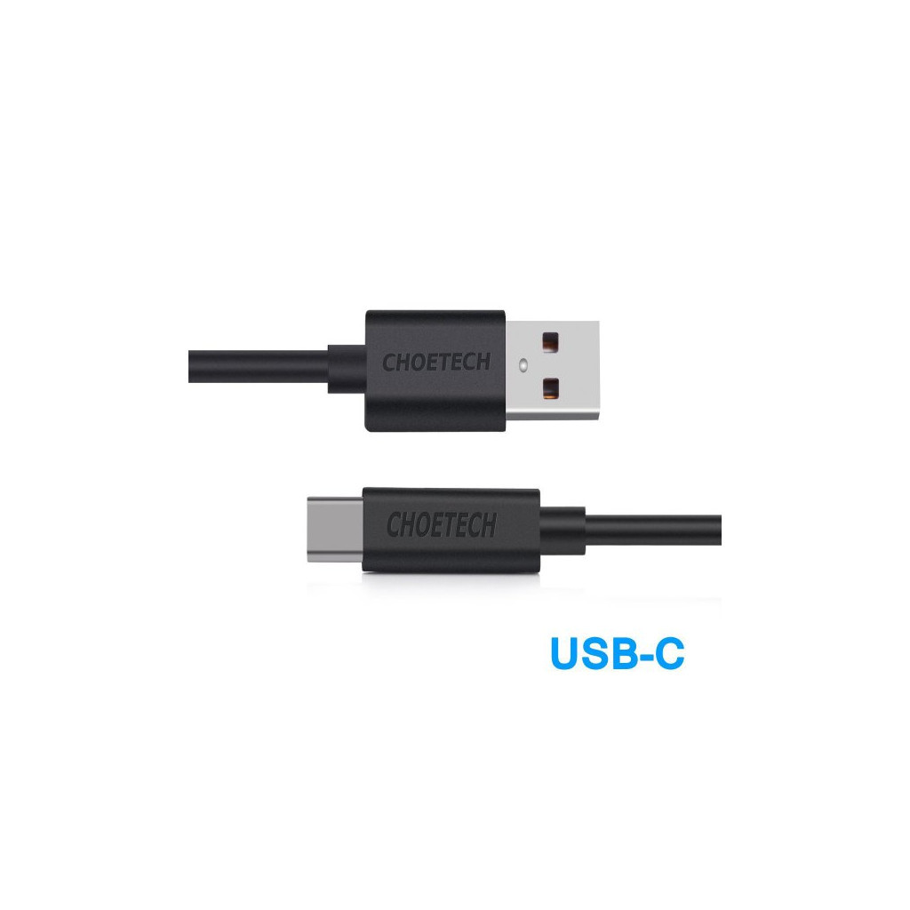Дата кабель USB 2.0 AM to Type-C 1.0m Choetech (AC0002) - фото 3 Дата кабель USB 2.0 AM to Type-C 1.0m Choetech (AC0002) - фото 3