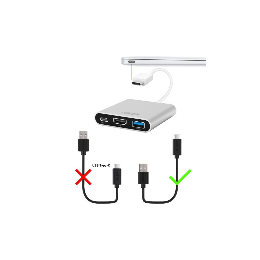 Дата кабель USB 2.0 AM to Type-C 1.0m Choetech (AC0002) - фото 9 Дата кабель USB 2.0 AM to Type-C 1.0m Choetech (AC0002) - фото 9