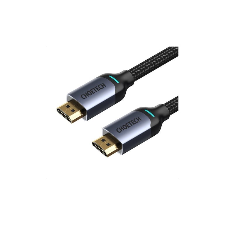 Кабель мультимедійний HDMI M to HDMI M 2.0m V2.1 8K60Hz HDR10 HLG Choetech (XHH01-BK) - фото 1