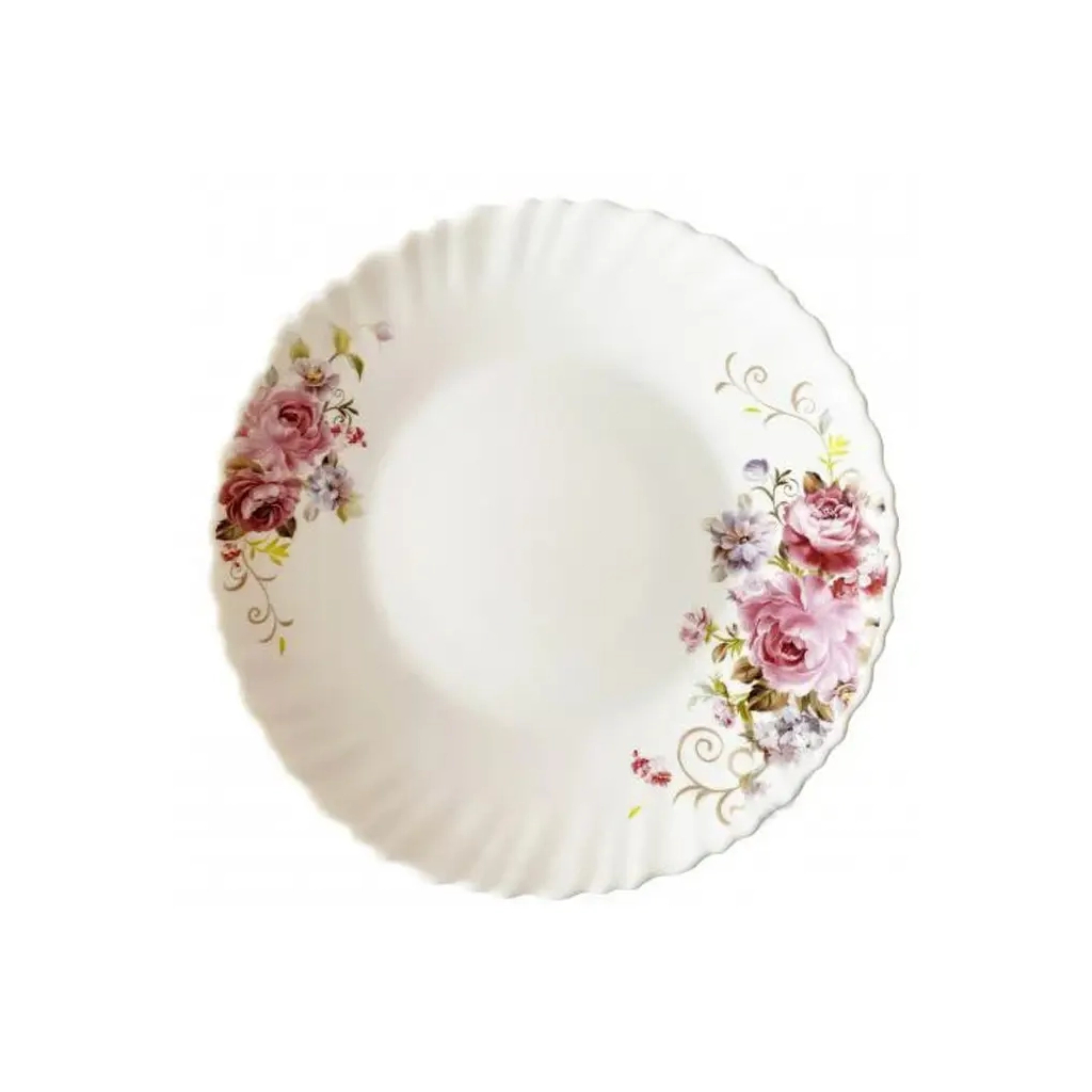 Тарілка Vittora "Рожевий Букет" Wave Dessert 19 см (V-190РВ) - фото 1