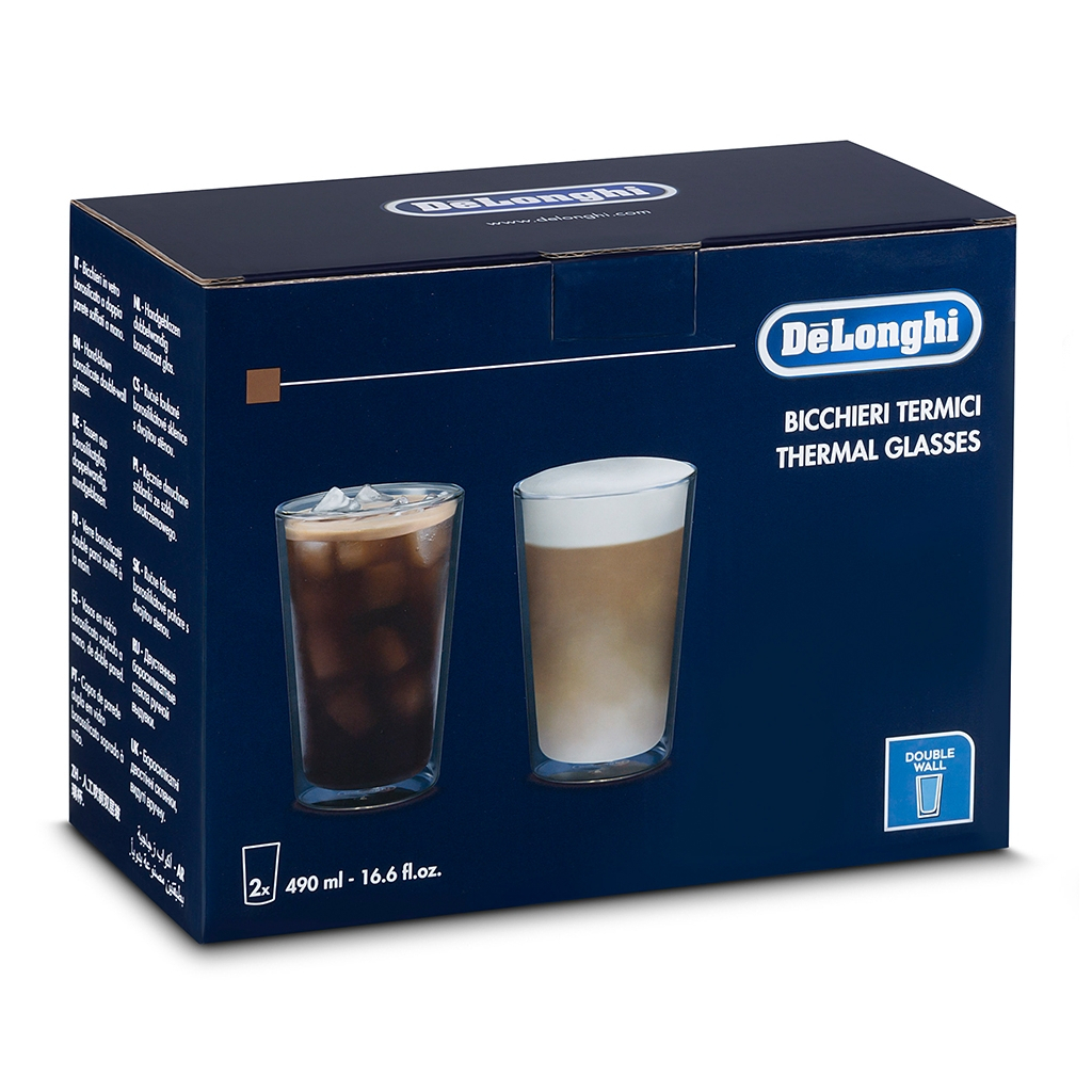 Набір склянок DeLonghi Drinks 480 мл 2 шт (AS00001404) - фото 3 Набір склянок DeLonghi Drinks 480 мл 2 шт (AS00001404) - фото 3
