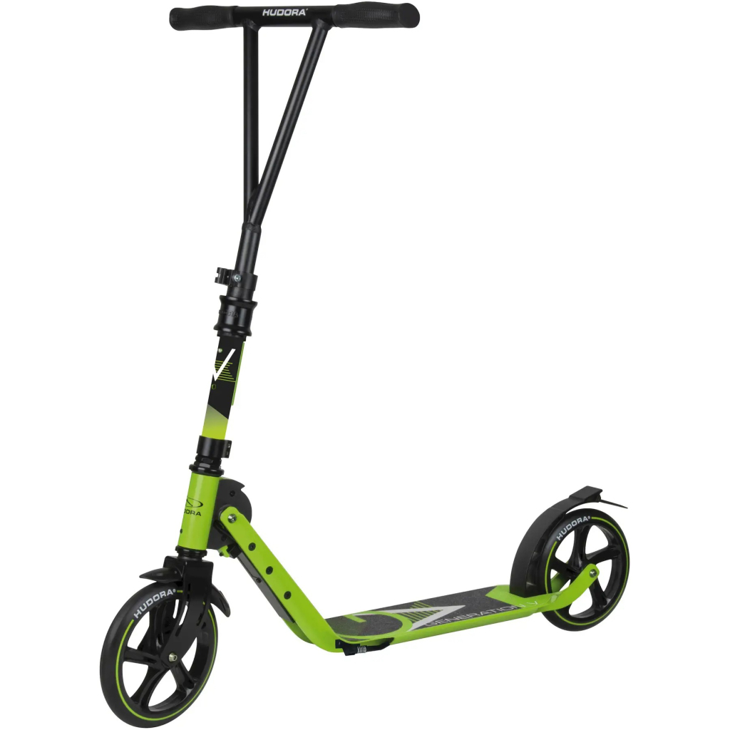 Самокат Hudora BigWheel Generation V 205 Lime (14113) (4005998852095) - фото 1